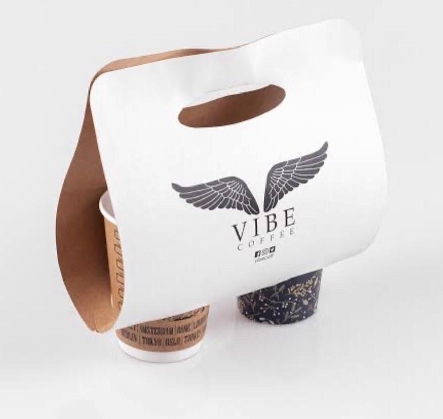 Canvas Tote Bag Cup Holder