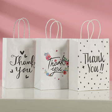 Kraft Paper Thank You Bag Wholesale